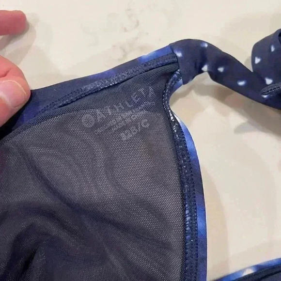 Athleta Wrap Swim Top Zuma Mashiko Print Padded Women’s Size 32B/C - Picture 7 of 7